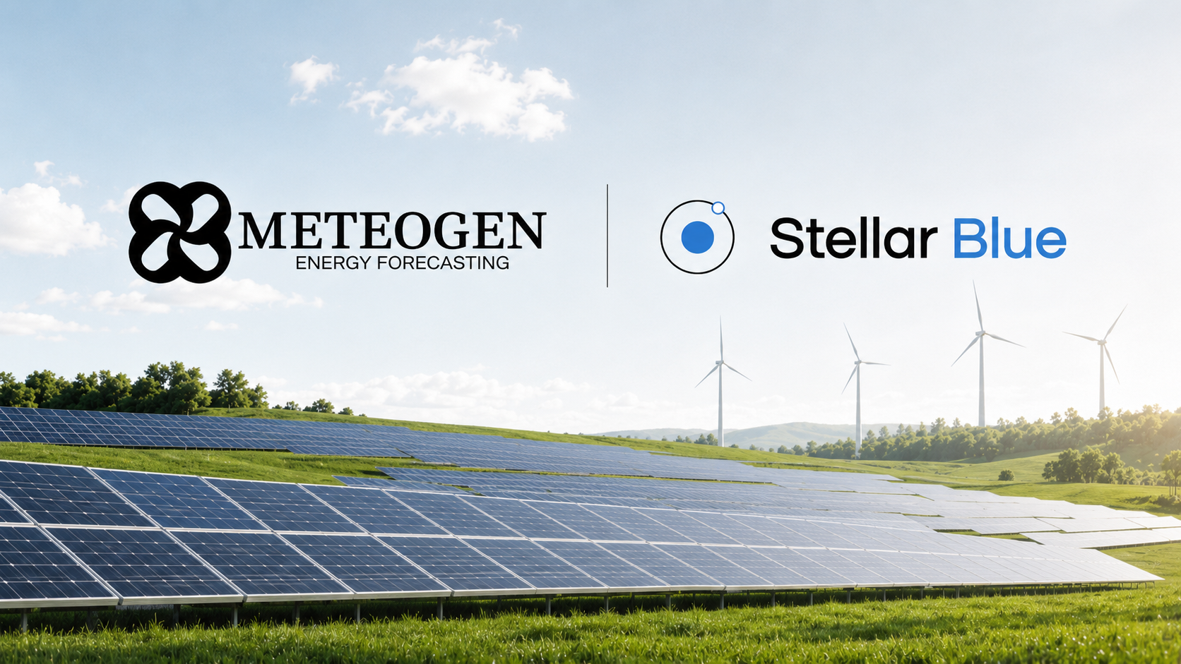 Meteogen and StellarBlue renewable energy forecasting partnership